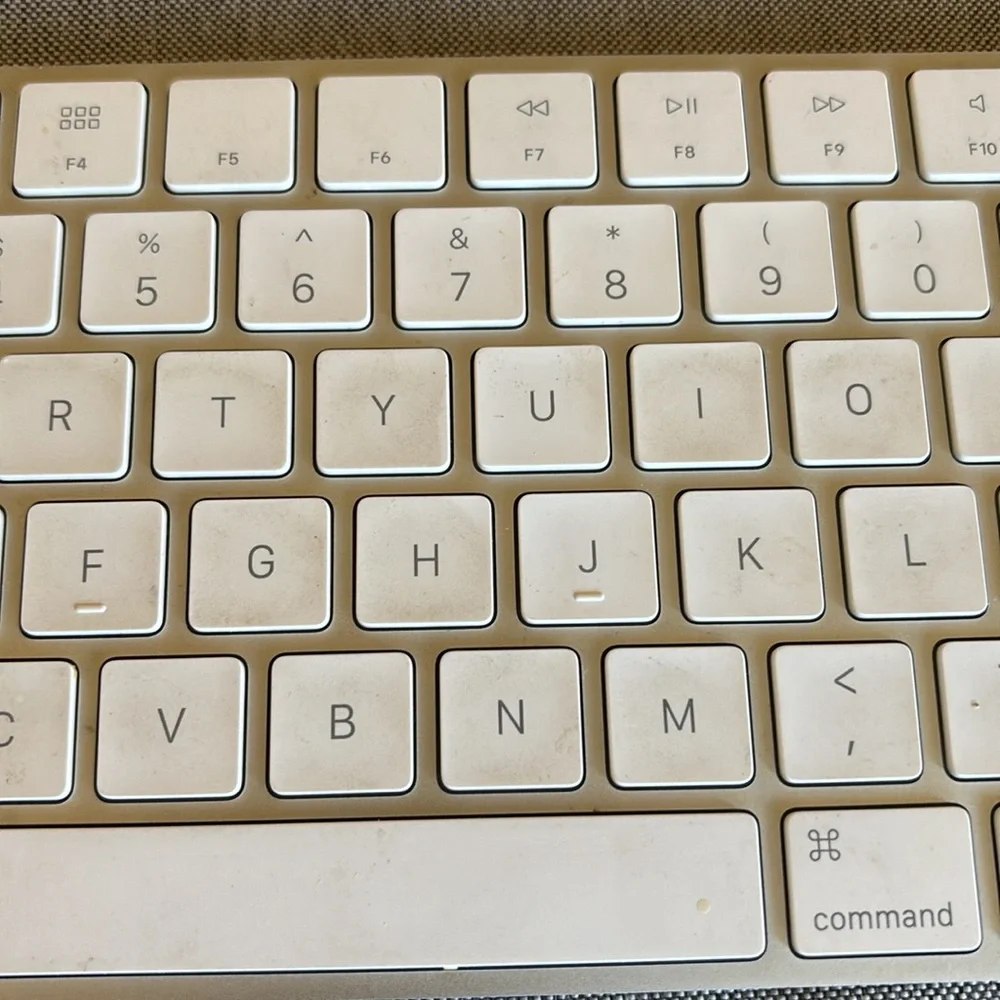 Apple Magic Keyboard for Mac iPad and iPhone Silver (charger not included)